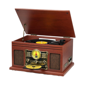 Caoba para <span class=keywords><strong>tocadiscos</strong></span> Bluetooth 10 altavoces <span class=keywords><strong>de</strong></span> <span class=keywords><strong>vinilo</strong></span> <span class=keywords><strong>tocadiscos</strong></span> <span class=keywords><strong>de</strong></span> 1/3 velocidades <span class=keywords><strong>convertidor</strong></span> <span class=keywords><strong>de</strong></span> <span class=keywords><strong>MP3</strong></span> LP REPRODUCTOR <span class=keywords><strong>DE</strong></span> <span class=keywords><strong>Cassette</strong></span> <span class=keywords><strong>de</strong></span> CD Radio FM - Product Image 1
