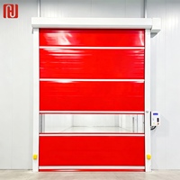 Porte rapide motorisée en PVC Hengjie Factory, porte à enroulement rapide avec personnalisation pour entrepôt industriel