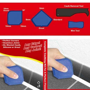 Junta Selante Silicone Grout Caulk Conjunto De Ferramentas Removedor Raspador Aplicador - Product Image 4