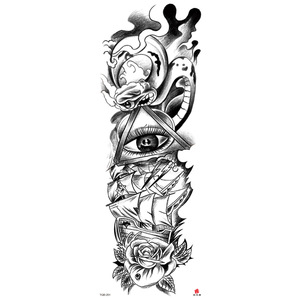 Nuovo arrivo uomo impermeabile Full Arm tigre <span class=keywords><strong>leone</strong></span> animale tatuaggio <span class=keywords><strong>adesivo</strong></span> temporaneo di lunga durata del tatuaggio <span class=keywords><strong>adesivo</strong></span> per il corpo - Product Image 6