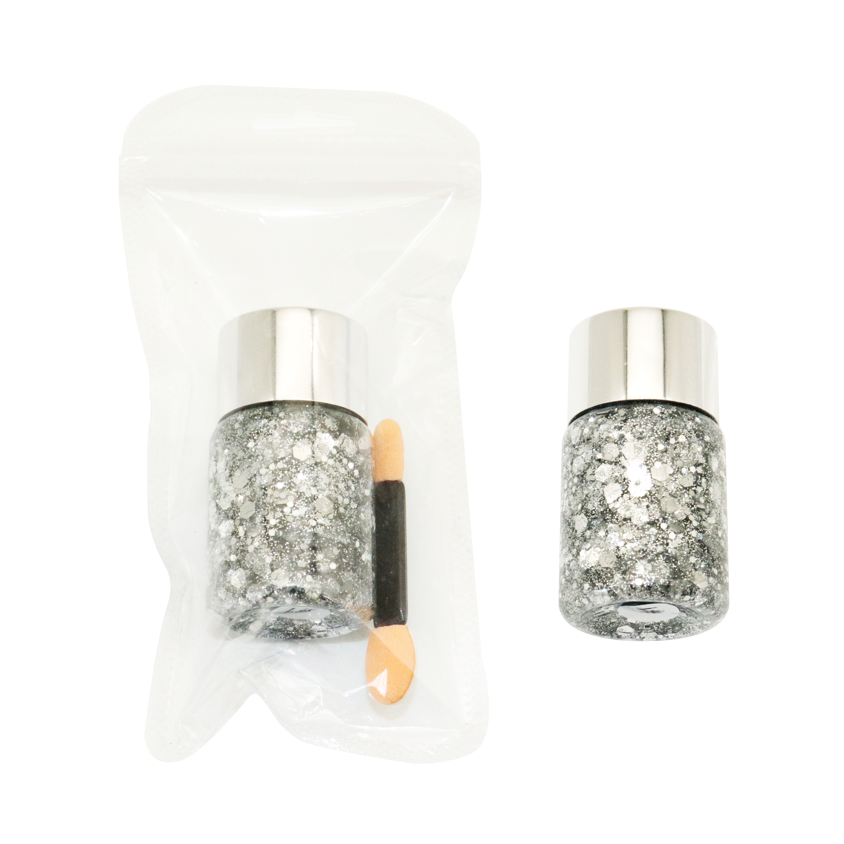 Профессиональный Одноцветный косметический блестящий гель, оптовая продажа, прессованная пудра, крем, блестящие металлические тени для век, лица и губ, 8 цветов