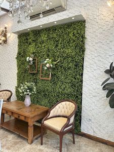 عشب صناعي مقاوم للأشعة فوق البنفسجية لتزيين الجدران الخارجية والمناظر الطبيعية العمودية للمطاعم والشرفات، مصنوع من البلاستيك لديكور عيد الفصح - Product Image 4