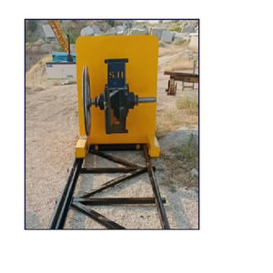 Machine à scier au fil industriel 40 CV, équipement de découpe de pierre, système de câble métallique pour le traitement du granit, du marbre et des carrières - Product Image 2