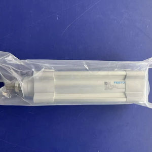 Nouvelle série DSBC d'origine <span class=keywords><strong>tige</strong></span> de piston cylindre profilé pneumatique et cylindres de biellette DSBC-40-80-PPVA-N3 (1376659) FESTOS - Product Image 1