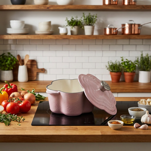 Pots <span class=keywords><strong>en</strong></span> <span class=keywords><strong>fonte</strong></span> émaillée très demandés, pots <span class=keywords><strong>en</strong></span> forme de pétale rose et pots de formes spéciales personnalisables <span class=keywords><strong>en</strong></span> couleur, taille et forme - Product Image 4