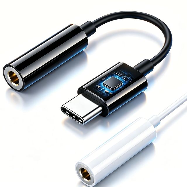 DAC Digital Decoding 35mm Type-C Smartphone Headphone Adapter Cable ACS77201 Made in China