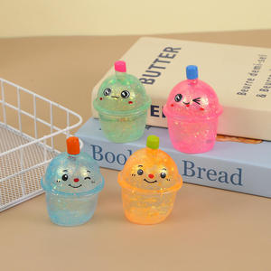 TikTok Same Style Polka Dot Design TPR Imitation Pearl Milk Tea Cup Stress Relief Squeeze Toy Unisex Children's <b>Hand</b> Gift - Product Image 4