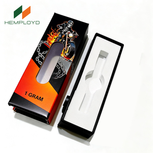 Boîte de rangement personnalisée pour cartouches, résistante aux enfants, avec fenêtres transparentes pour cartouches jetables, boîtes en papier écologiques - Product Image 1