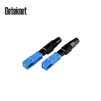 GETEKnet konektor serat mekanis, OEM FTTH Sc/apc optik serat optik SC LC APC UPC Splice cepat, konektor serat SC UPC