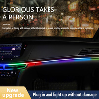 Bandes LED décoratives pour voiture Symphony, lumière ambiante USB avec télécommande