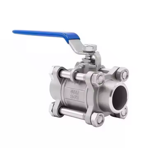 Válvula de bola flotante manual industrial de 2 piezas de acero inoxidable de 2'' 1000wog CF8 CF8m SS304 SS316 Wcb con extremo roscado NPT/BSPT/BSPP - Product Image 3