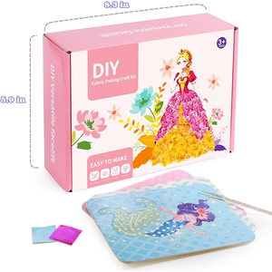 Venta al por mayor DIY tablero de dibujo educativo tarjetas juguete hecho a mano fino Motor juego de entrenamiento juguetes <span class=keywords><strong>poke</strong></span> Art DIY - Product Image 2