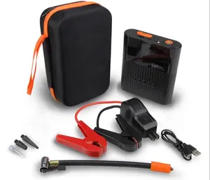 Bomba de ar multifuncional portátil para carro jump starter 12V pico atual 800A com pneumático inflator Bomba de ar poder banco jump starter