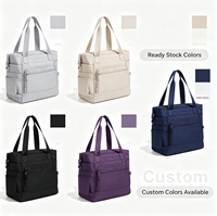 Sac de sport avec plusieurs poches, compartiment pour ordinateur portable, sac à bandoulière pour femmes, travail, bureau, sport, fitness
