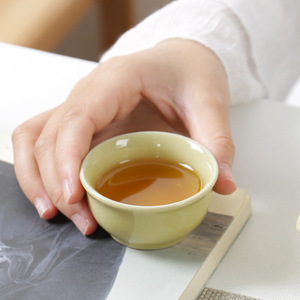 <b>Ceramic</b> Quick <b>Cup</b> Tea Set One Pot Two <b>Cups</b> Portable Travel Office Use - Product Image 3