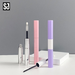 Sujiang - Envase Doble para Rímel y Delineador de Ojos, Transparente y Negro, 2 en 1, Tubo Personalizado para Brillo Labial con Pincel, 4 ml - Product Image 4