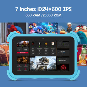 <b>C</b> Idea Cheap Education Kids Tablet 7 Inches Android 16 Storage 256GB ROM Dual Camera for children (blue) - Product Image 6