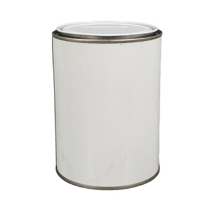 1L (D108mm * H130mm) Tapa <span class=keywords><strong>de</strong></span> palanca tripletita Lata <span class=keywords><strong>de</strong></span> metal con <span class=keywords><strong>interior</strong></span> sin forro y lata <span class=keywords><strong>de</strong></span> <span class=keywords><strong>pintura</strong></span> redonda exterior <span class=keywords><strong>blanca</strong></span> - Product Image 1