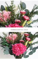 Nieuwe Bosstijl Wabi-Sabi Luxe Huisdecor Gemengde Droge Bloemen Boeket Chinese Bewaarde Planten Arrangement