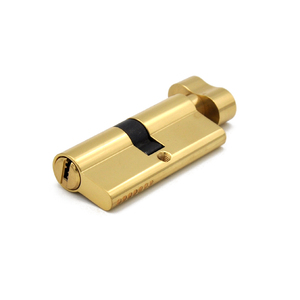กุญแจล็อคทรงยุโรปแบบเดี่ยวขนาด 70 มม. พร้อมปุ่มกดทองเหลือง 5 ปุ่ม สำหรับประตู - Product Image 4