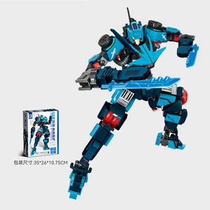 Blocs de construction Sembo Robots Mecha en micro-particules, briques de puzzle science-fiction pour cadeaux et collectionneurs, jouet de construction - Product Image 5