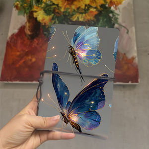 สมุดโน้ตหนังเทียมพรีเมี่ยมแบบ A6กระดาษคราฟท์หนาปิดแบบผูกเชือกของขวัญคริสต์มาสสุดหรูสำหรับผู้บังคับบัญชาเหมาะสำหรับธุรกิจ - Product Image 1