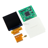 Pour GBC V5.0, l'écran LCD IPS haute luminosité de 2.45 pouces, facile à installer, convient à la Nintendo Gameboy Color GBC avec logo