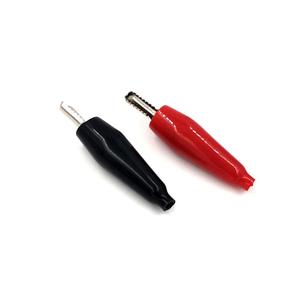 Высококачественные изолированные электрические сапоги с зажимом, черные, красные металлические зажимы типа «крокодил»