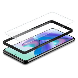 Protection d'écran en verre trempé personnalisée, installation facile, 9H, transparente, pour téléphones Samsung Galaxy S24 S25 Ultra Plus avec cadre applicateur - Product Image 1