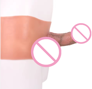 Quần rung bằng silicon giả da, kiểu dáng táo bạo, kích thước nhỏ, ba đầu dildo rỗng, đồ chơi tình dục người lớn dành cho nam, cao cấp, chống thấm nước, máy thủ dâm. - Product Image 3