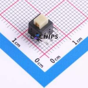 PS580-06L075E5-JF-G Push Button Switch Bent Lead Through Hole-6P,5.8x5.8mm Switch - Product Image 1