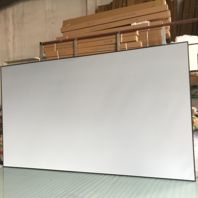 120 16:9 Inch Large Fixed Frame Projector Screen zero Edge Indoor Projection Screen Home Cinema Projection Screen