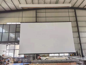 Écran <span class=keywords><strong>de</strong></span> <span class=keywords><strong>projection</strong></span> motorisé commercial <span class=keywords><strong>de</strong></span> la série Cable Drop pour installations extrêmement hautes - Product Image 6