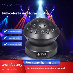 ไฟเวทีแสงเลเซอร์สตรอมป์บาร์ LED ควบคุม DMX512สีเต็มรูปแบบสำหรับห้องเต้นรำบรรยากาศห้องเต้นรำควบคุมด้วยเสียง - Product Image 2