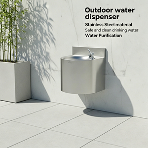 Distributeur d'<span class=keywords><strong>eau</strong></span> mural extérieur en acier inoxydable, <span class=keywords><strong>fontaine</strong></span> à <span class=keywords><strong>eau</strong></span> potable purifiée - Product Image 5