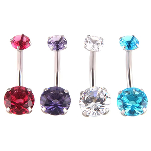Iç iplik seks göbek halkası ile pembe Gem göbek düğme Piercing <span class=keywords><strong>Vintage</strong></span> kadın takı - Product Image 3