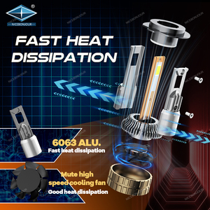 Oem 130 Wát 13000lm tự động hệ thống chiếu sáng New H7 HB3 HB4 9005 9006 LED đèn pha Bóng đèn 6500K Nhiệt độ màu - Product Image 5