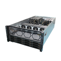 Servidor Barebone TOPLOONG F-G587-H12-A8 5U 8GPU, Compatible con Dos Intel Xeon de 4ª/5ª Generación, RTX4090 5090 para Inferencia de IA