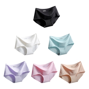 Bestseller: Mutandine Traspiranti per Ragazze, Slip Senza Cuciture in Seta Ghiaccio per Donne - Product Image 2