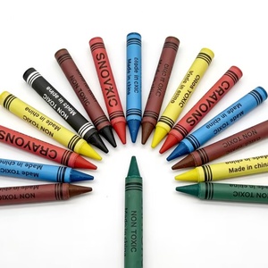 Crayons de cire non toxiques de haute qualité pour enfants, pour peinture, dessin et création, ensemble de crayons pour enfants, fournitures scolaires et de bureau - Product Image 2