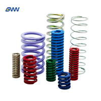 Ressort de compression hélicoïdal long réglable en acier allié avec revêtement en poudre, prix direct usine Guanglei, fabricant OEM