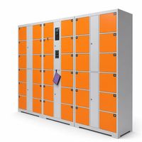 Armadietti Elettronici Intelligenti Self-Service per Saloni di Bellezza, Combinazione di Armadietti Multi-scomparto con Serratura Elettronica