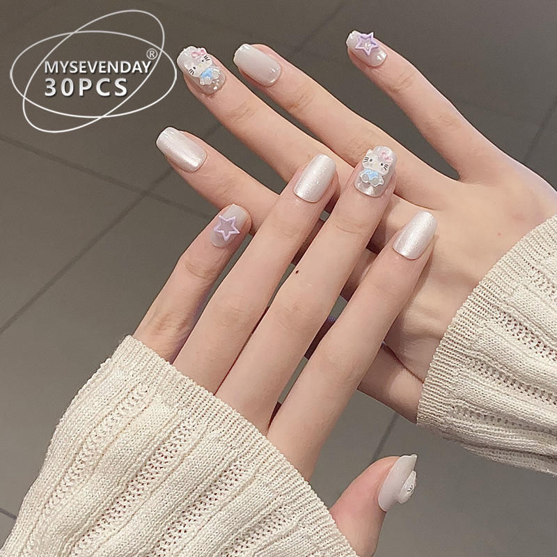 ลูกแมวการ์ตูน BY1651 30ชิ้นกล่อง