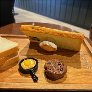 เคสโทรศัพท์3D ขนมปังปิ้งกันตกสำหรับ Huawei <span class=keywords><strong>60</strong></span> Pro 50 Mate <span class=keywords><strong>60</strong></span>/40 Honor 90 80ซิลิโคนสำหรับ <span class=keywords><strong>iPhone</strong></span> 17/16/15 PRO MAX Apple 14/13 - Product Image 4