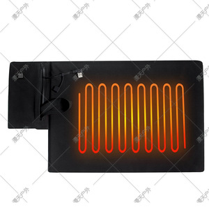Heated Seat Pad Portable <b>Rectangular</b> Black Oxford Camping Chair Winter Heating <b>Cushion</b> Foldable Thin - Product Image 5