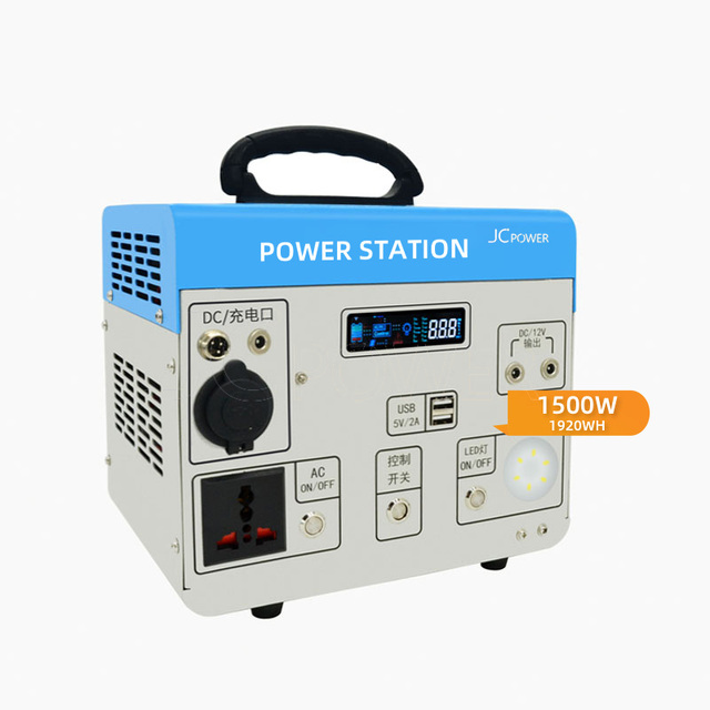 Power Generator 1500W Portable Power Supply 12.8v/150ah 1920ah 110V220V Lifepo4 Power Station Homeuse Outdoor Camping MPPT JN