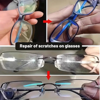 Solution de réparation des rayures sur les lunettes - Restaure la clarté et la surface lisse - Outil de réparation profonde pour la revitalisation des verres