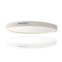 Plafonnier rond circulaire 13 pouces Led 3CCT sélectionnable + veilleuse plafonnier rond Led luminaire