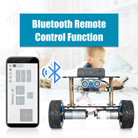 Tscinbuny Évitement d'obstacles à ultrasons APP Télécommande Kit de robot d'équilibre intelligent vertical auto-équilibrant pour cartes de développement