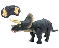Özel Yapım RC Triceratops Dinozor Robot Oyuncak Fabrikası Yürüyen Dinozor Parlayan Gözlü Dahili Hoparlörlü RC Hayvanlar Çocuklar İçin